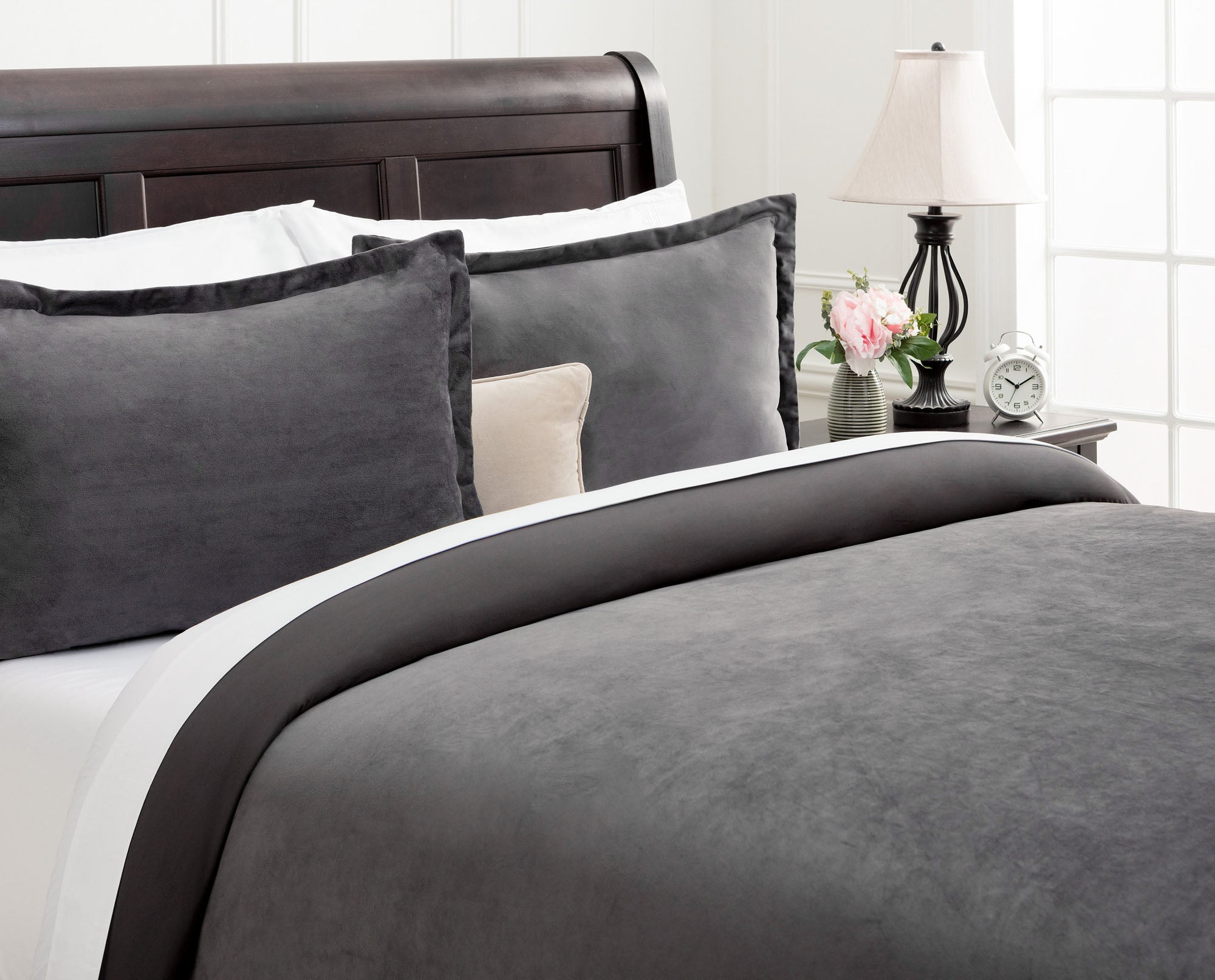 Velour Velvet Duvet Cover Set-Tolkye