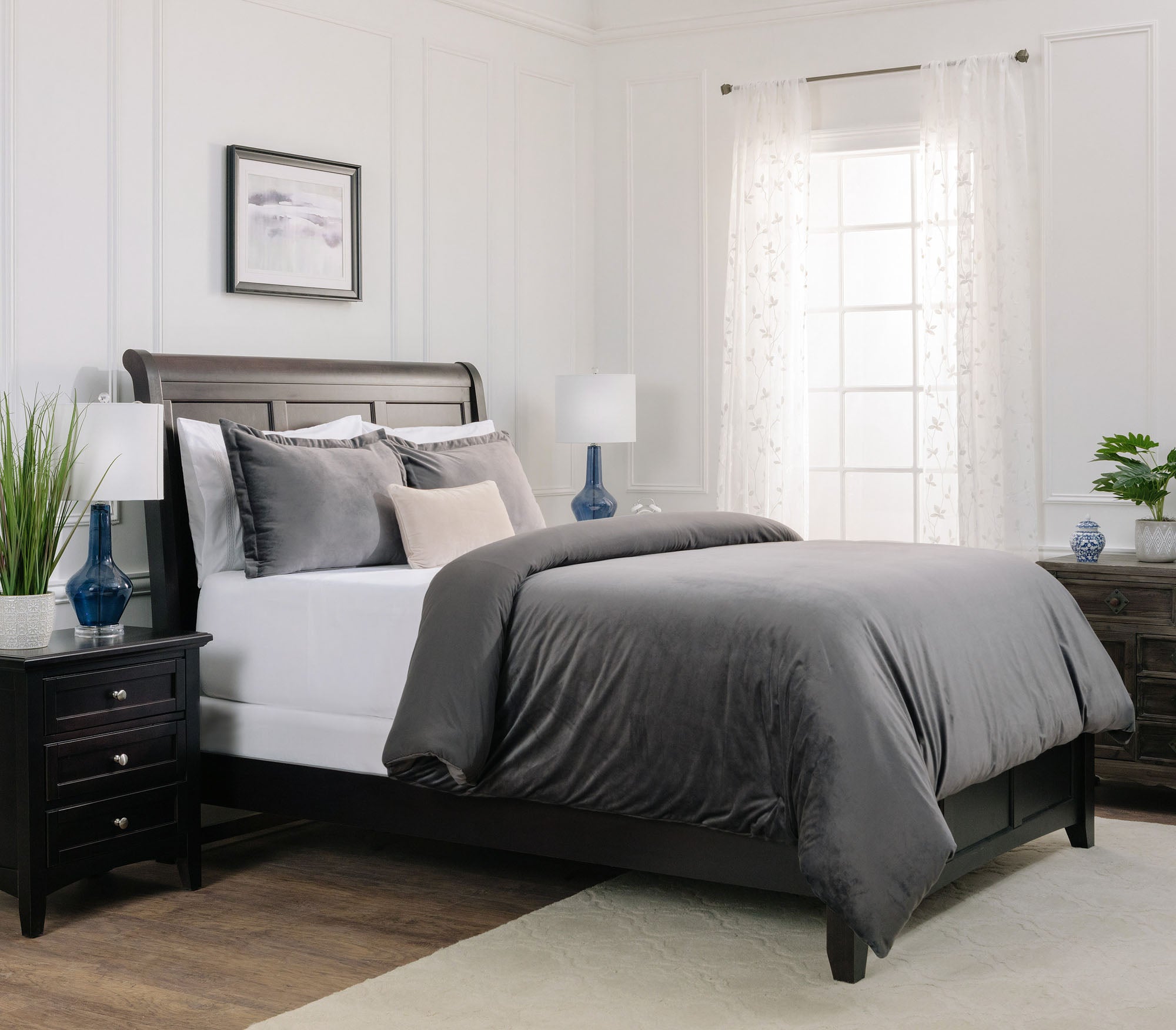 Velour Velvet Duvet Cover Set-Tolkye