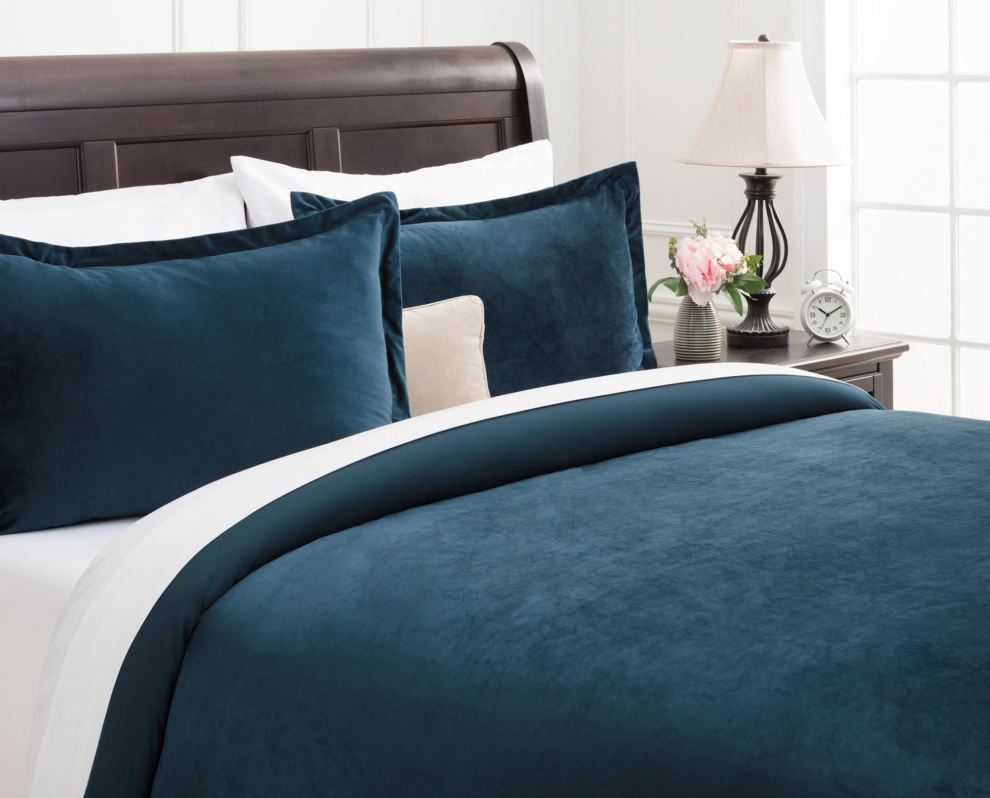 Velour Velvet Duvet Cover Set-Tolkye