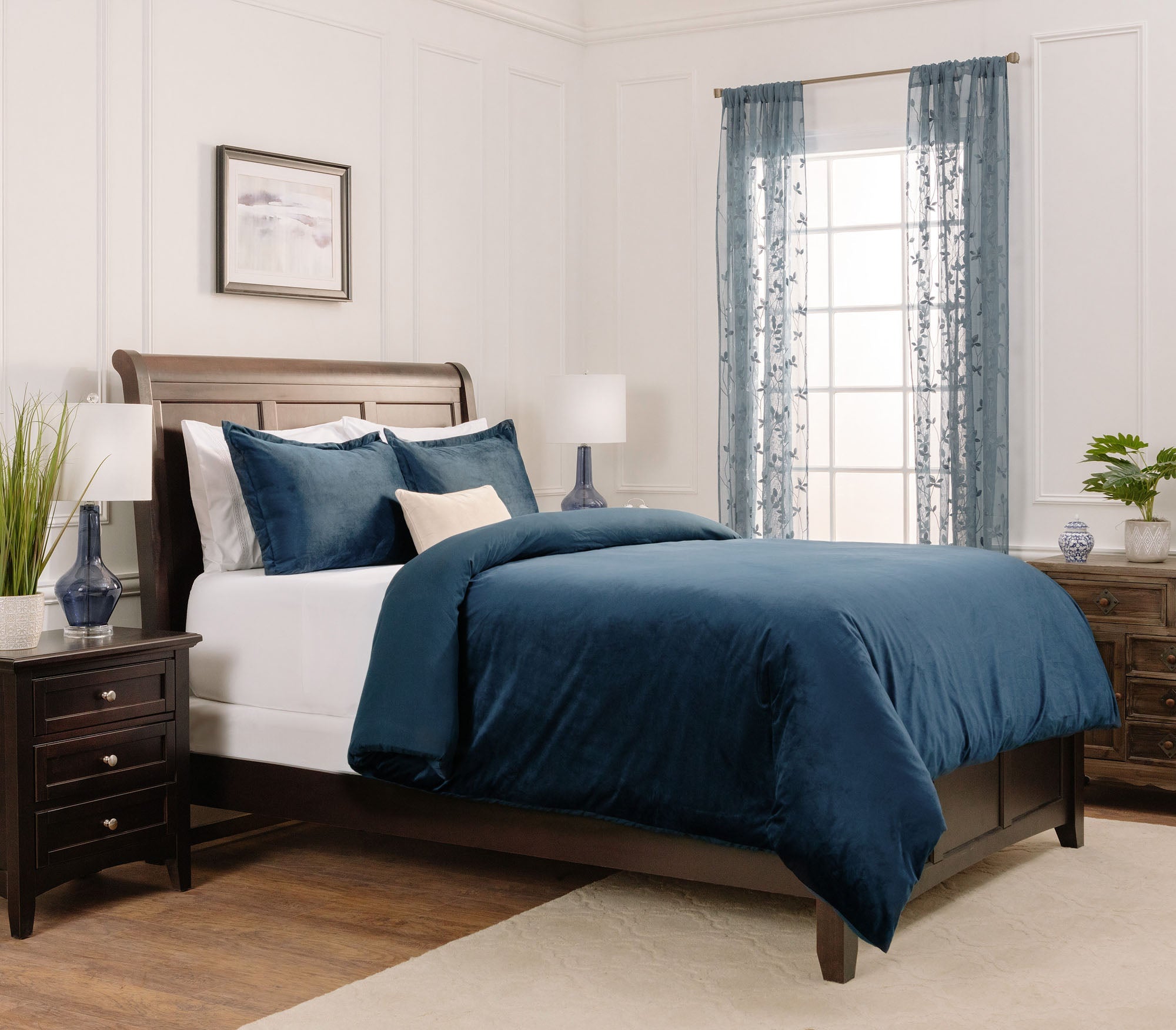 Velour Velvet Duvet Cover Set-Tolkye