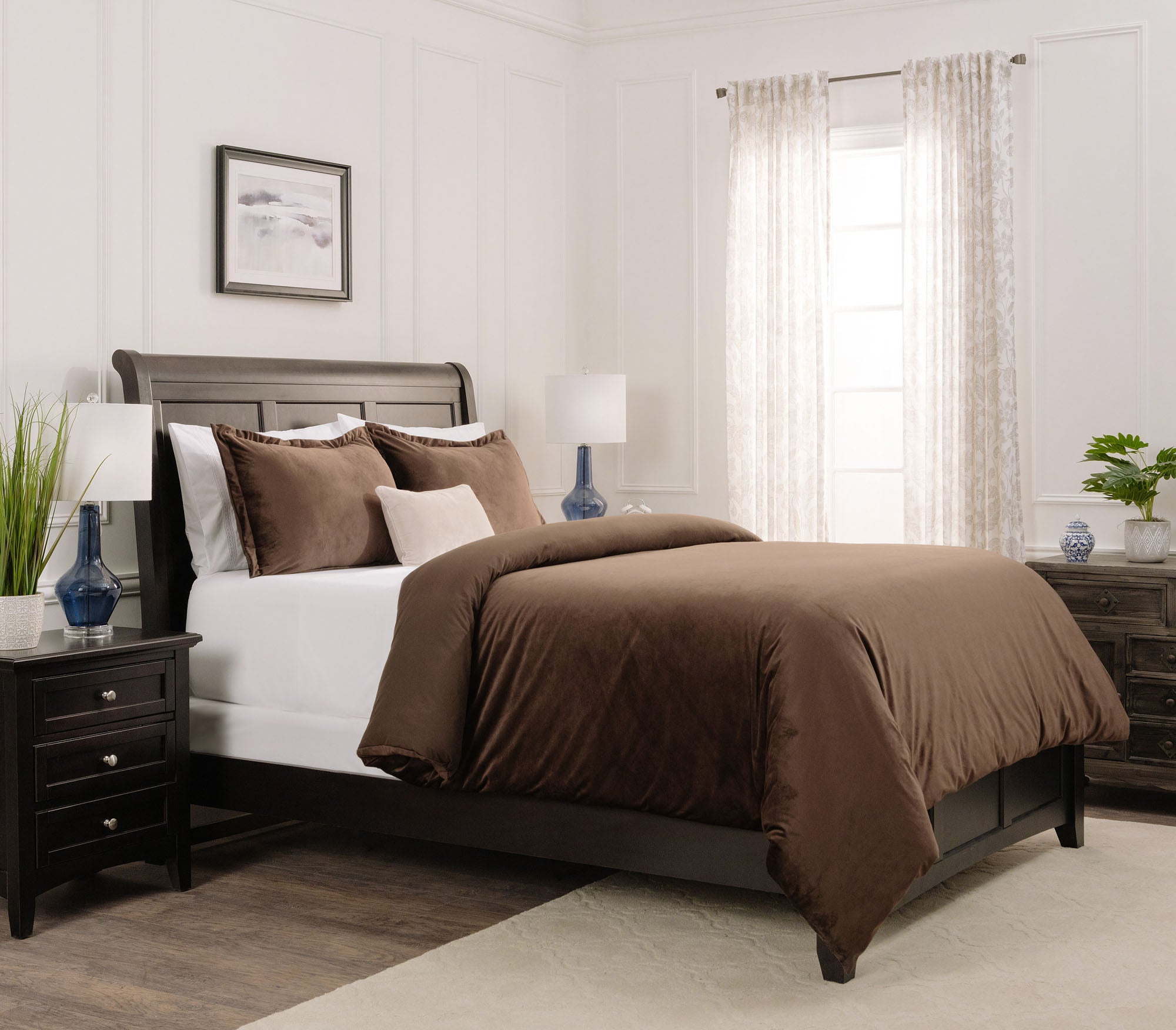 Velour Velvet Duvet Cover Set-Tolkye