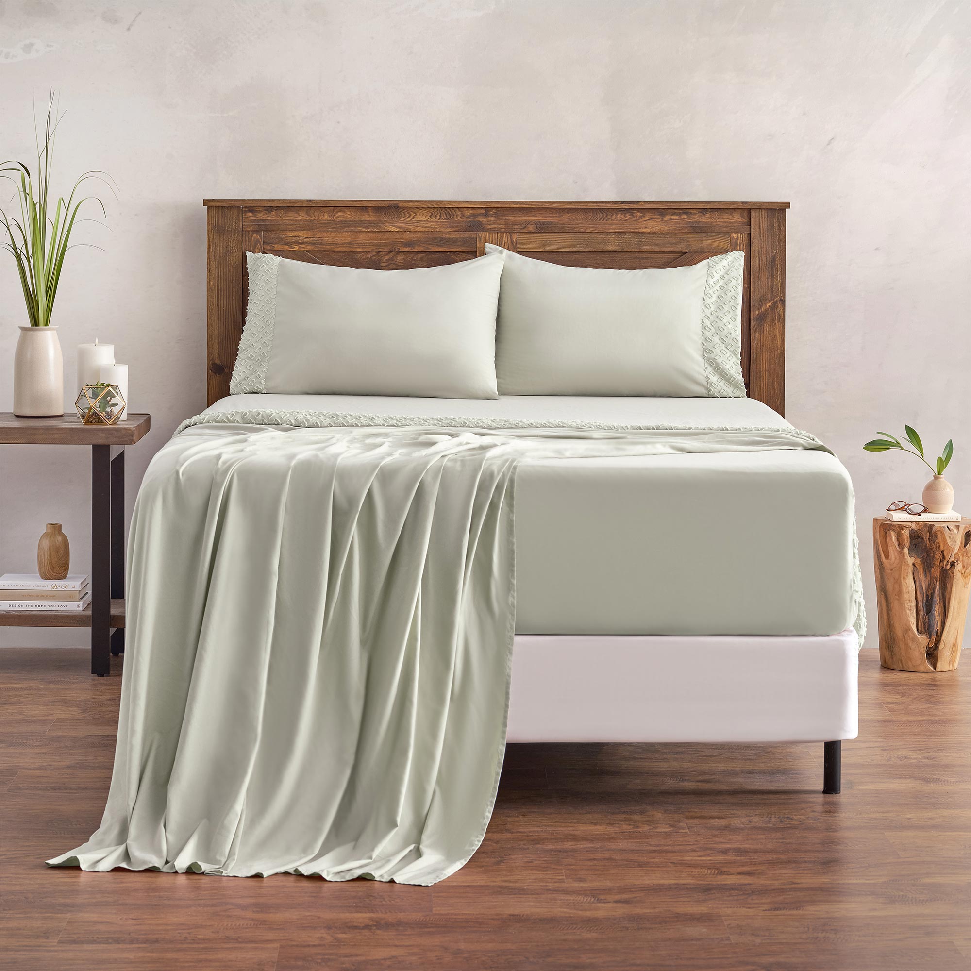 Clipped Textured Sheets Set-Tolkye
