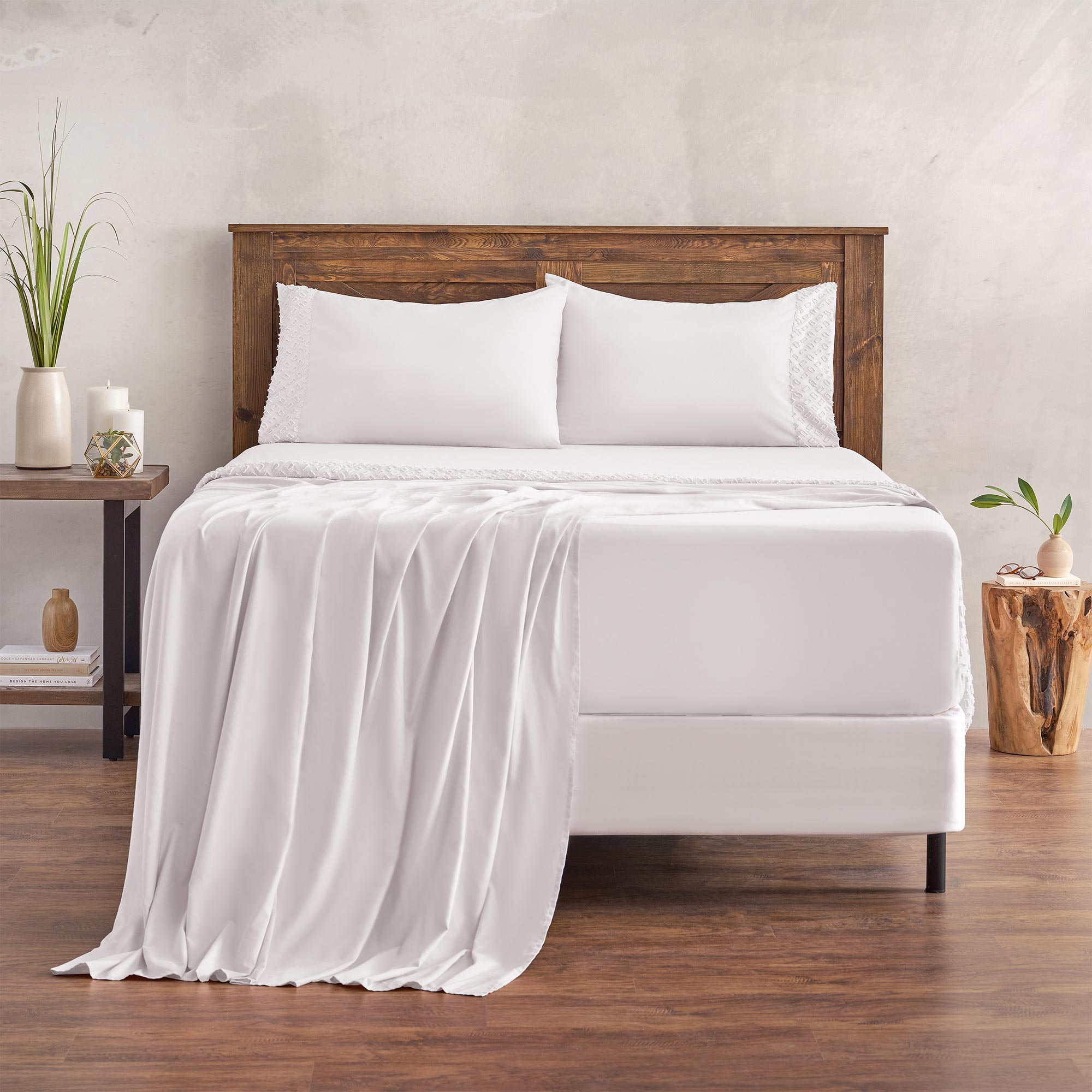 Clipped Textured Sheets Set-Tolkye