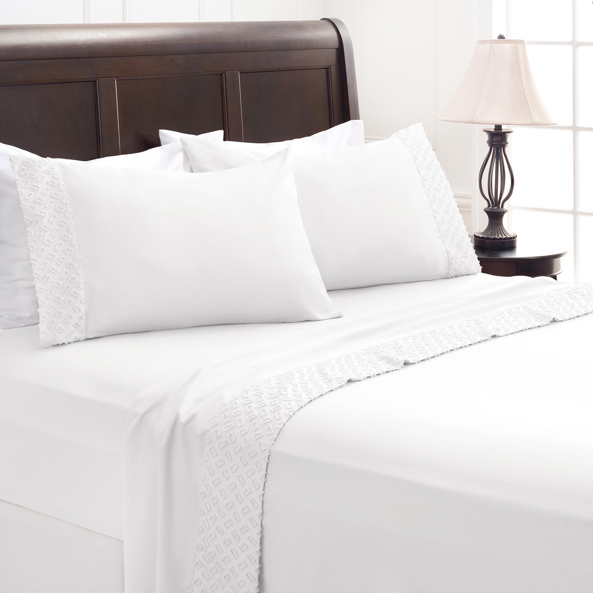 Clipped Textured Sheets Set-Tolkye