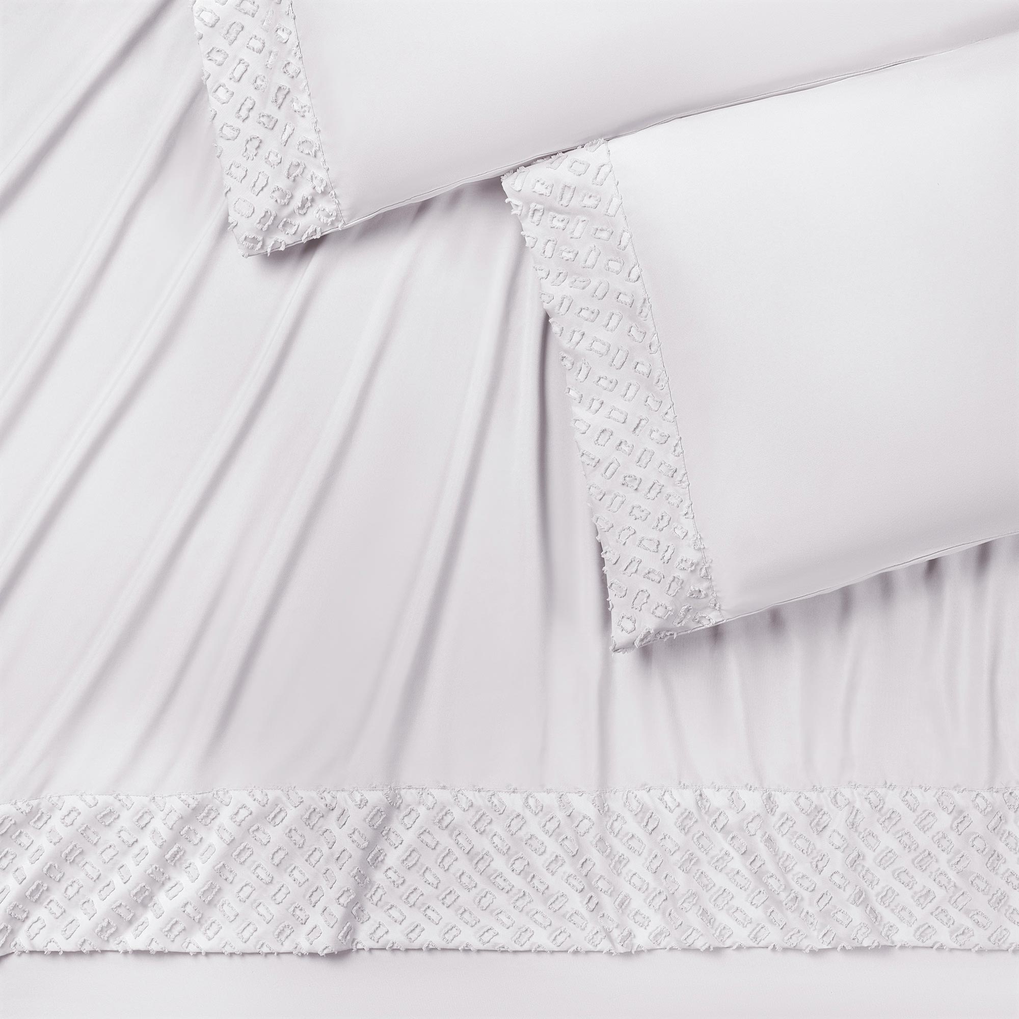 Clipped Textured Sheets Set-Tolkye