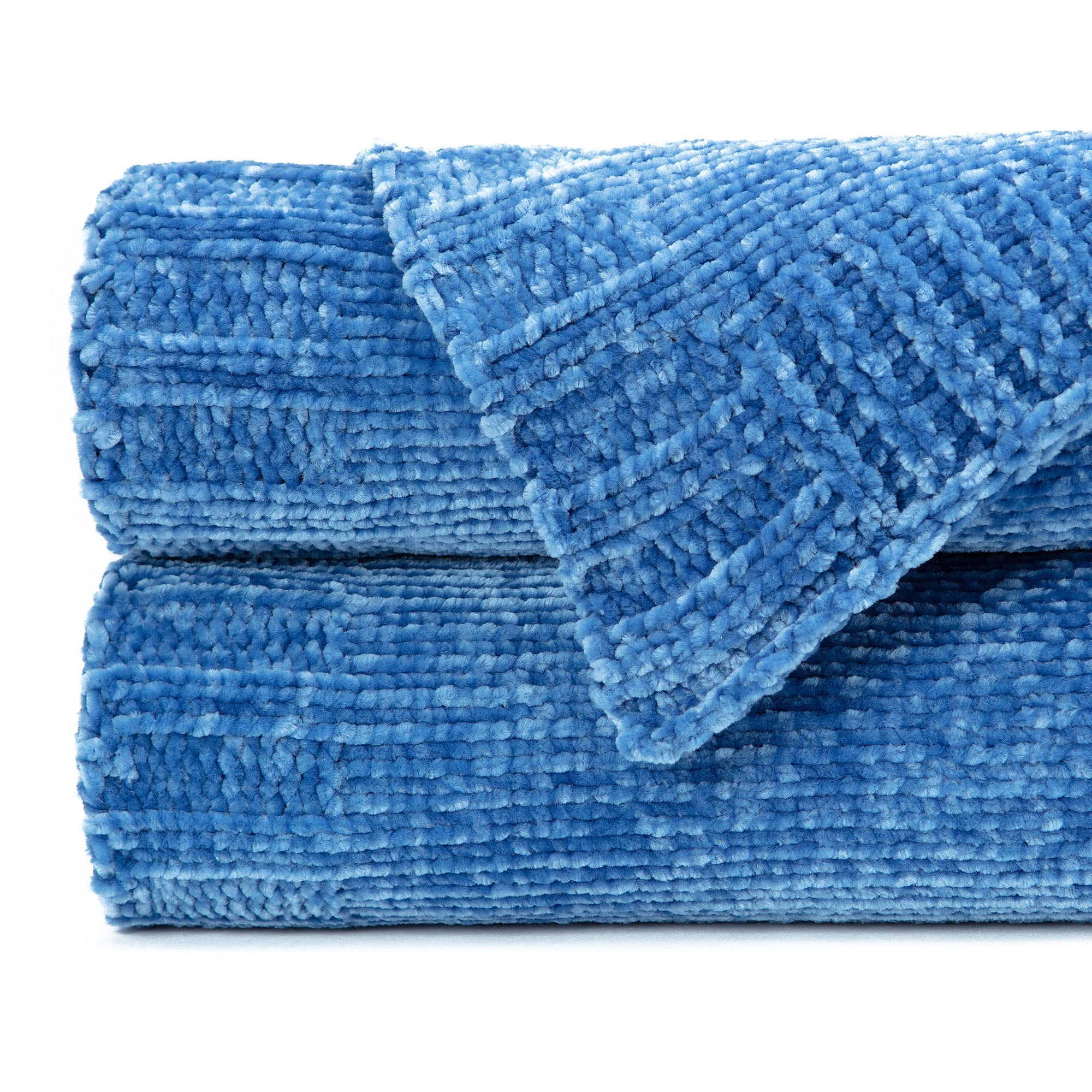 Chenille Luxe Border Throw Blanket-Tolkye