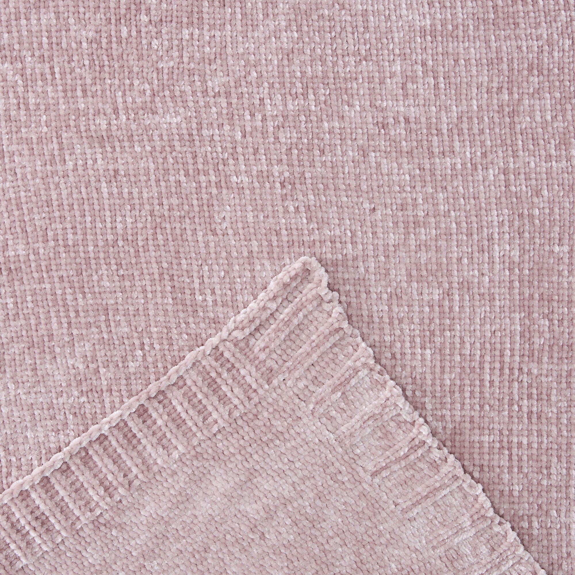 Chenille Luxe Border Throw Blanket-Tolkye