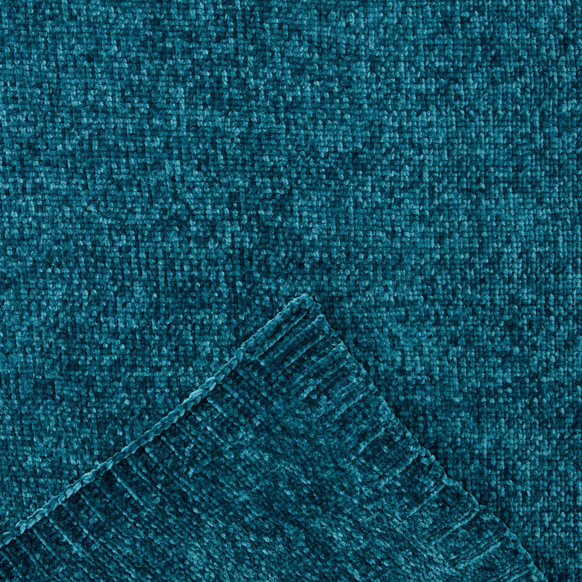 Chenille Luxe Border Throw Blanket-Tolkye