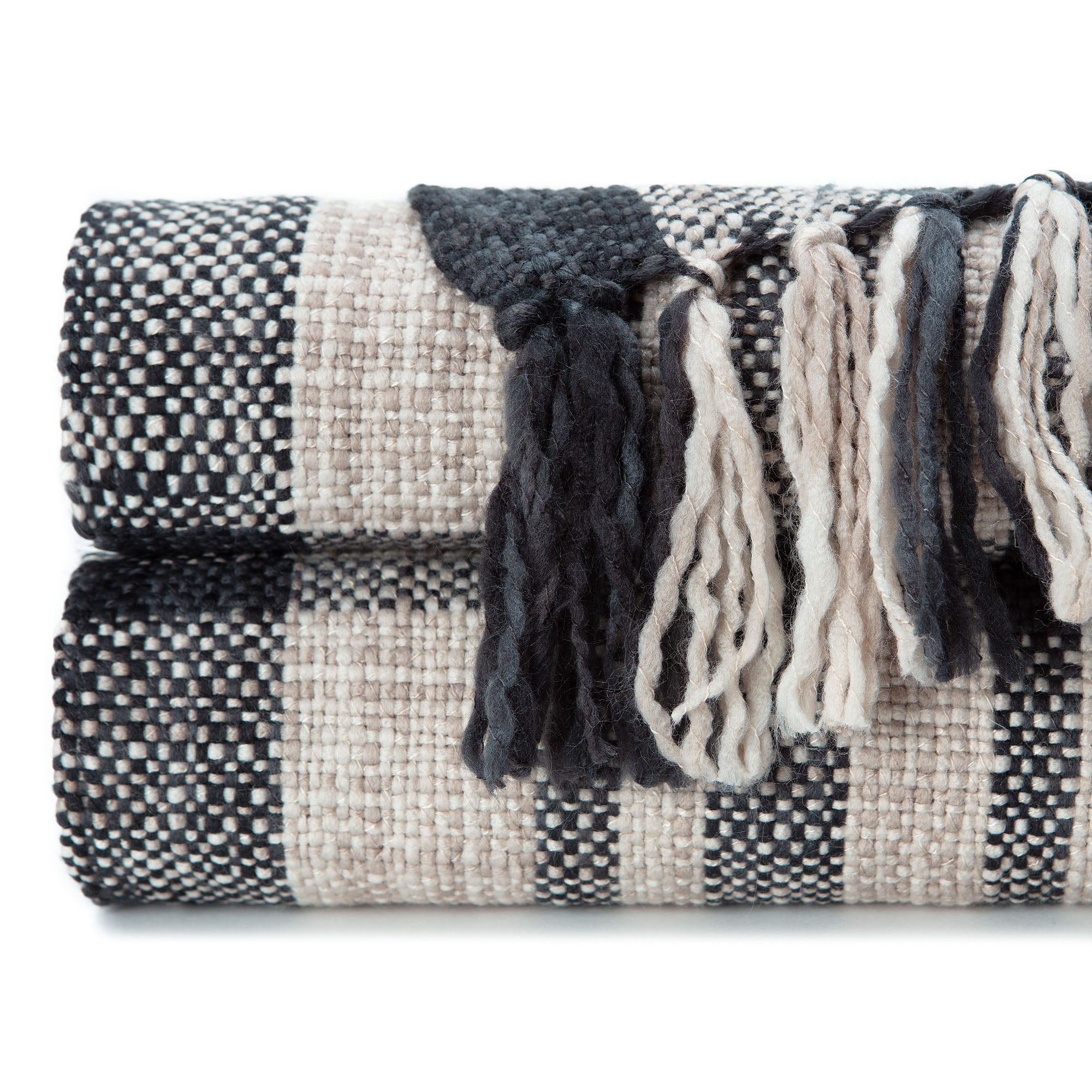 Farmhouse Plaid Throw Blanket-Tolkye