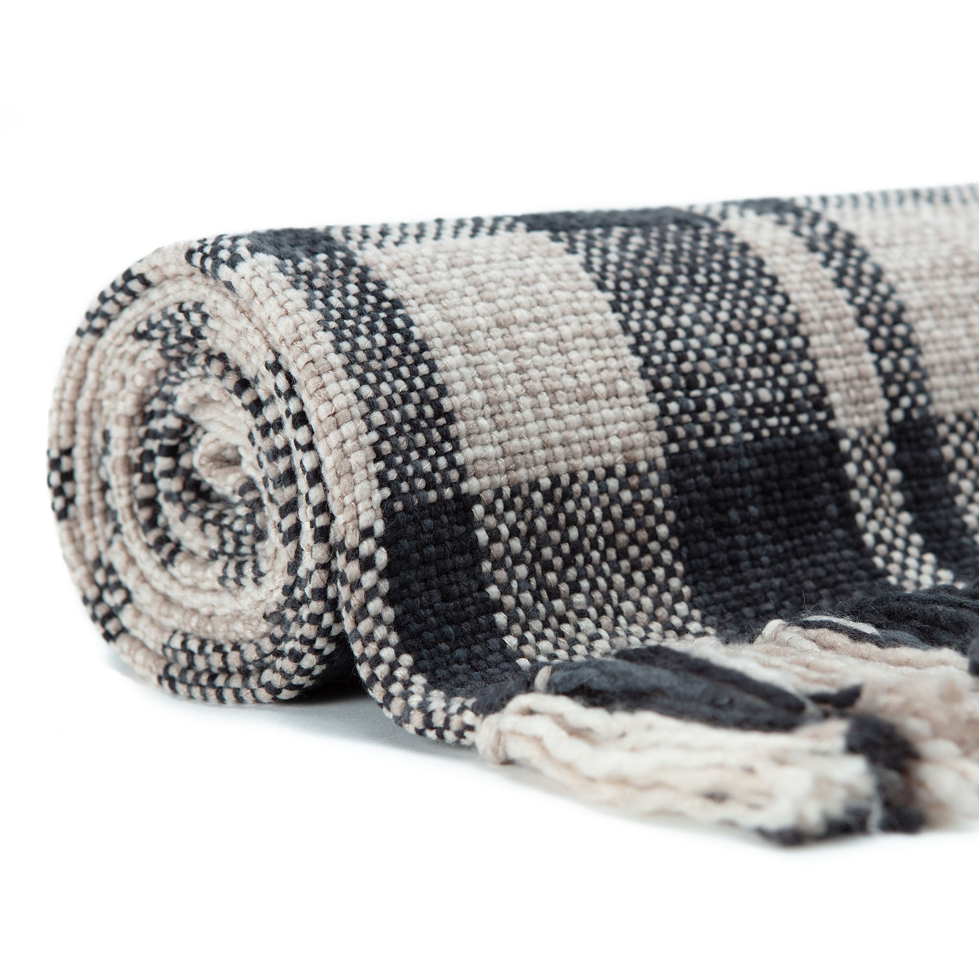 Farmhouse Plaid Throw Blanket-Tolkye