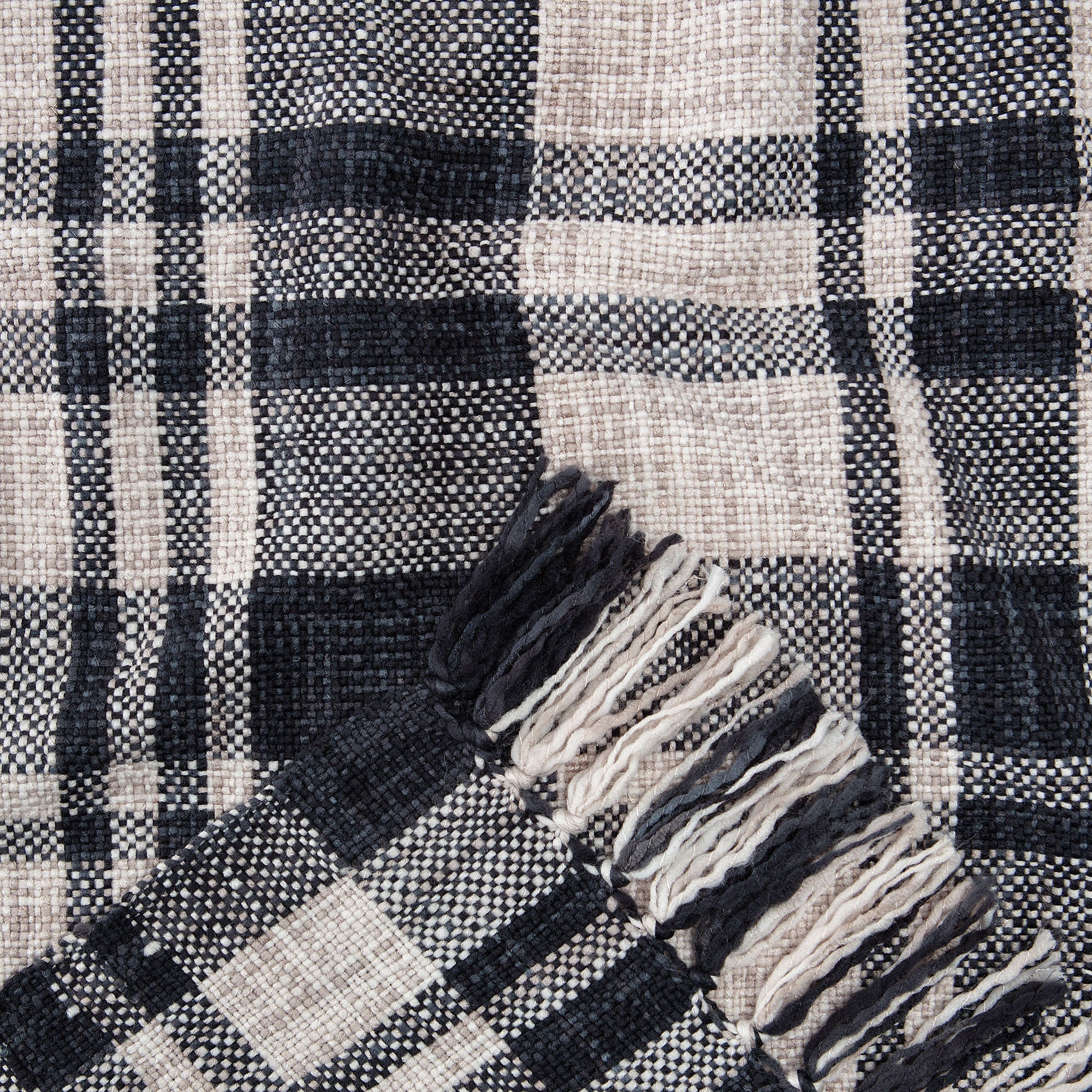 Farmhouse Plaid Throw Blanket-Tolkye