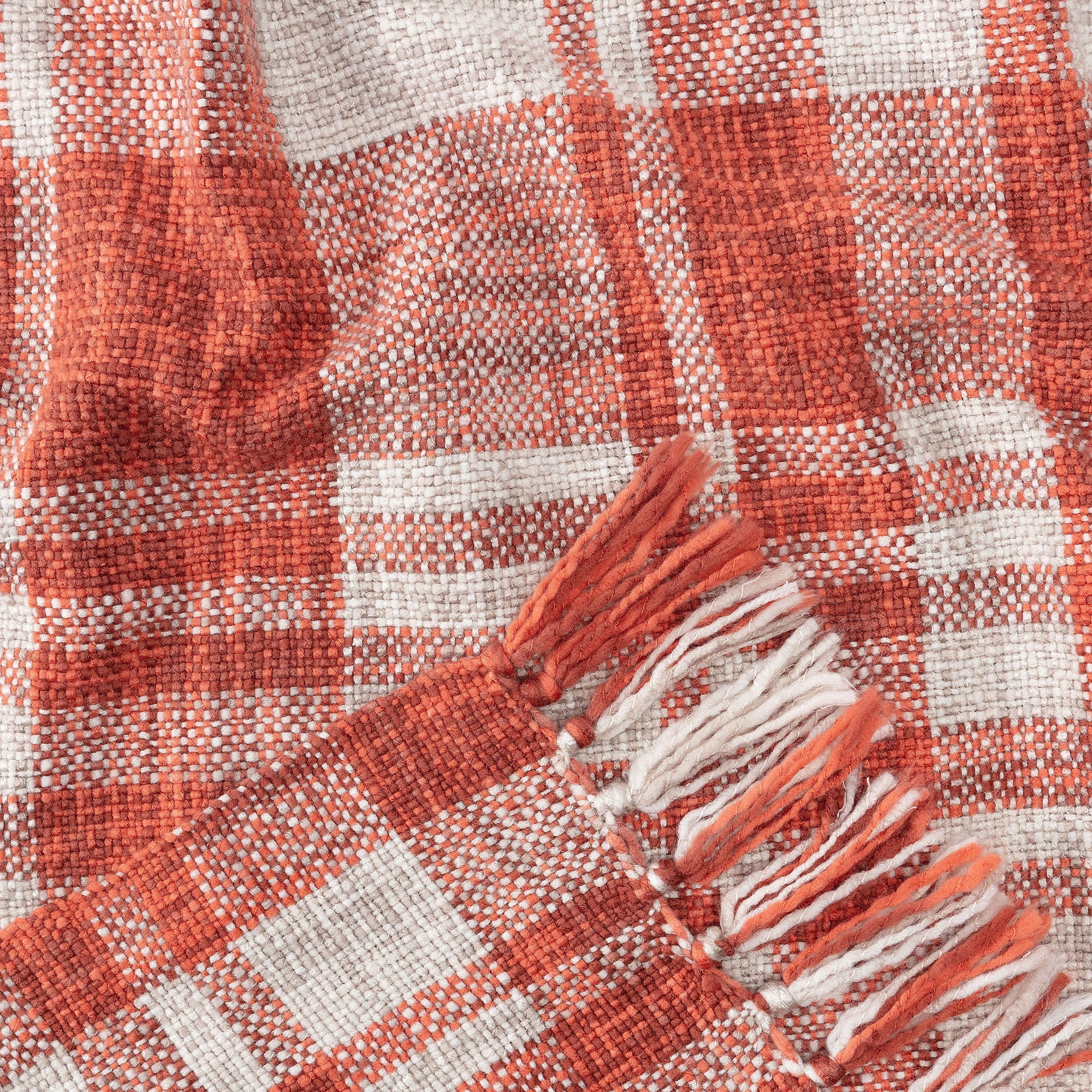 Farmhouse Plaid Throw Blanket-Tolkye