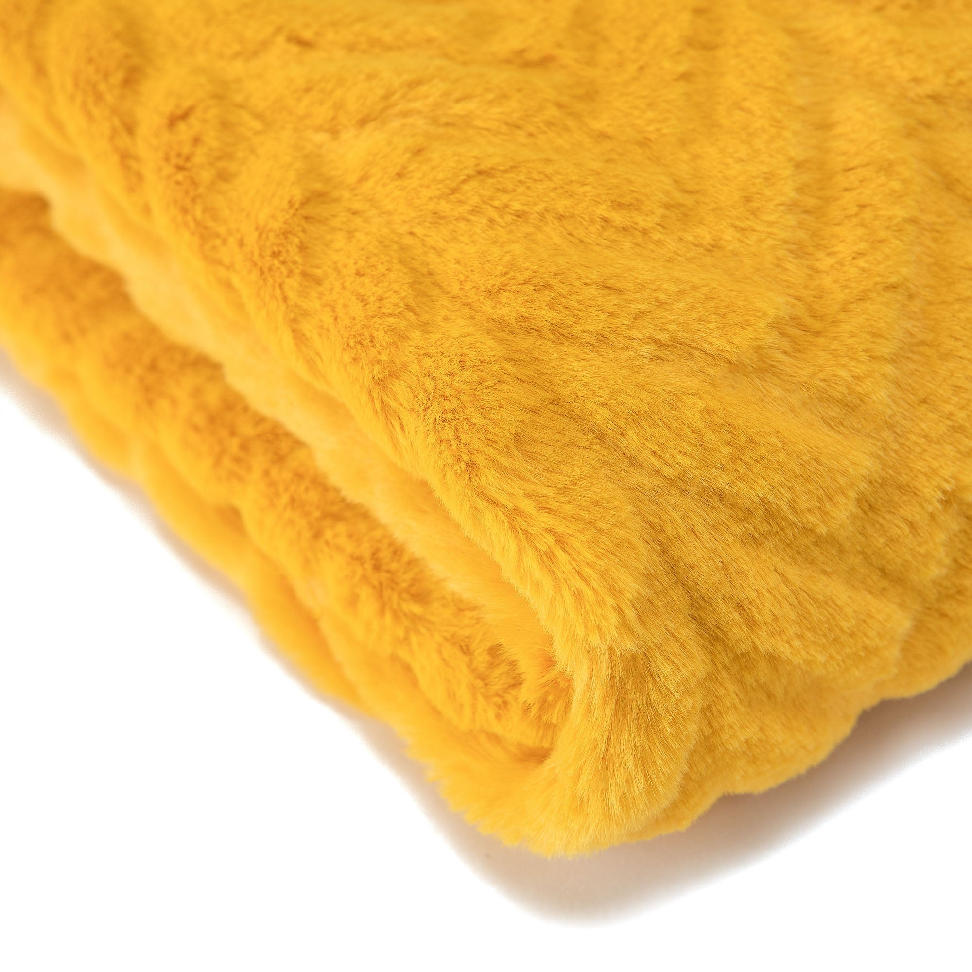 Embossed Faux Fur Throw Blanket-Tolkye