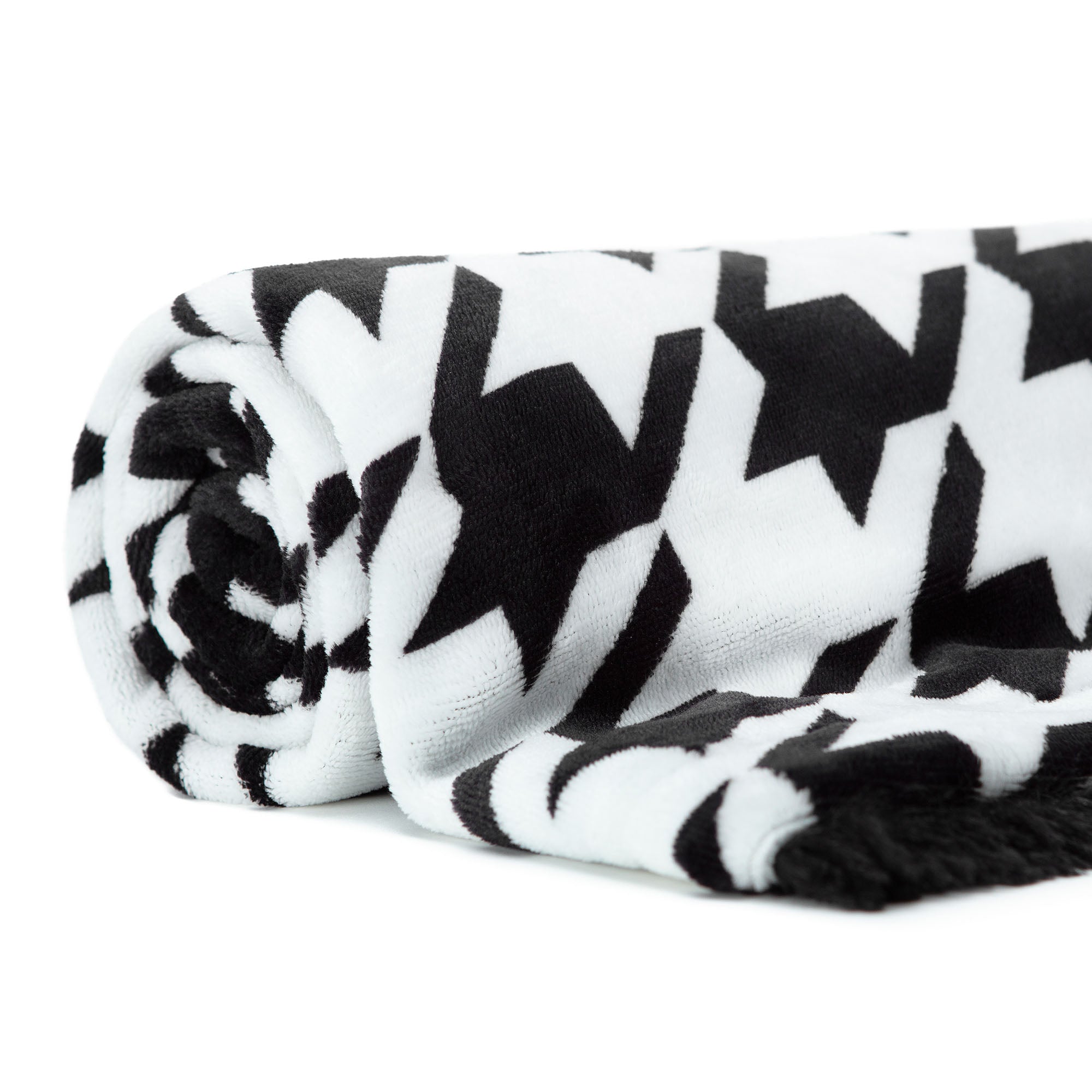Houndstooth Throw Blanket-Tolkye