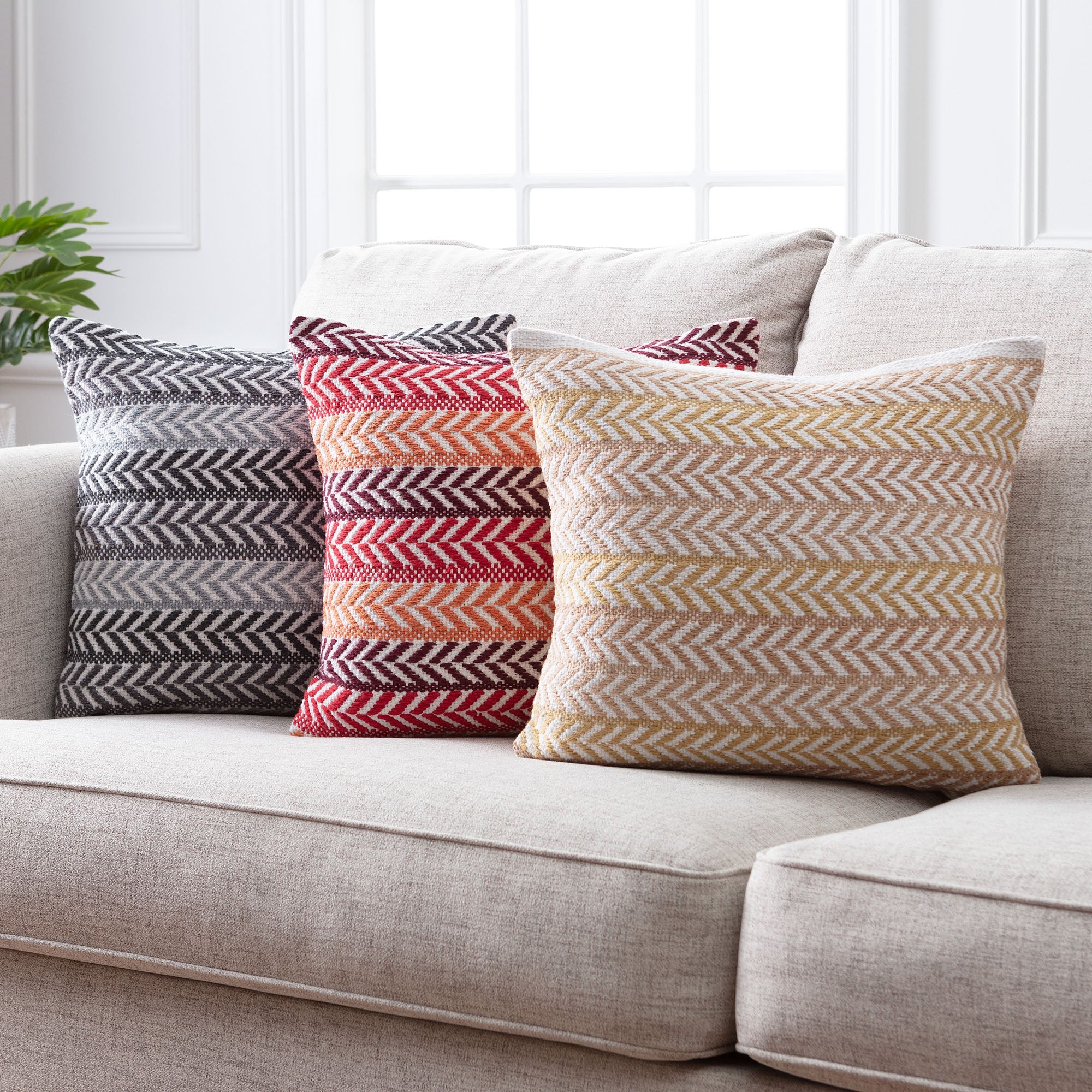 Arrow Cotton Throw Pillow Covers-Tolkye