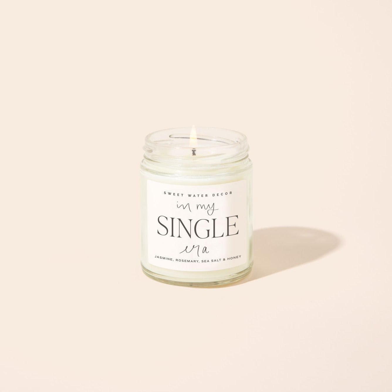 In My Single Era Soy Candle - Clear Jar - 9 oz