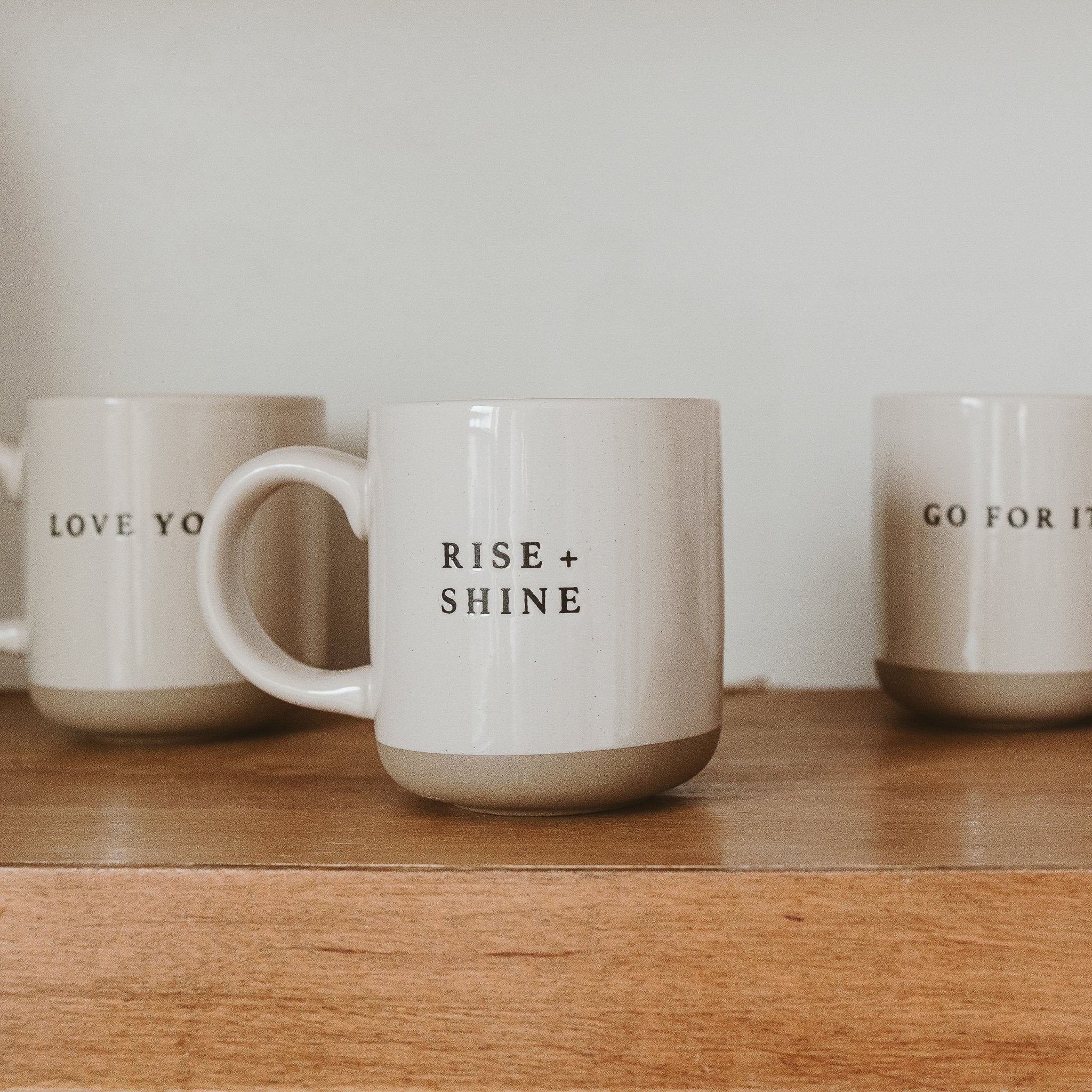 Rise and Shine 14oz. Stoneware Coffee Mug