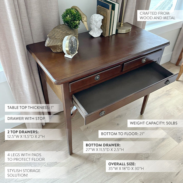 Vintage Georgian Wooden Console Table