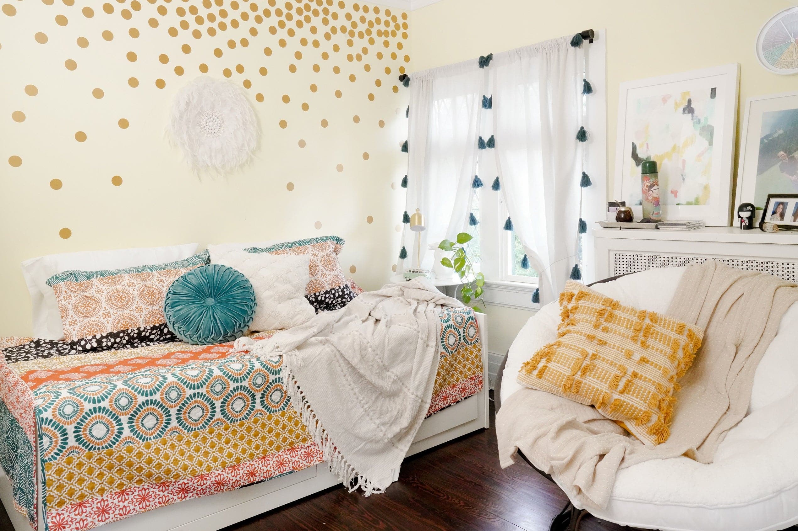 Herringbone Stripe Yarn Dyed Cotton Woven Tassel Throw-Tolkye