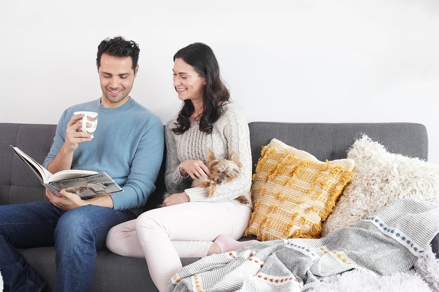 Herringbone Stripe Yarn Dyed Cotton Woven Tassel Throw-Tolkye