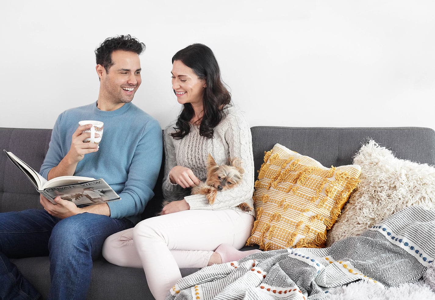 Herringbone Stripe Yarn Dyed Cotton Woven Tassel Throw-Tolkye