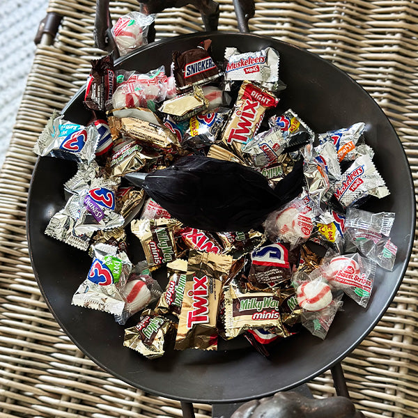 Cast Iron Skeleton Serving Bowl