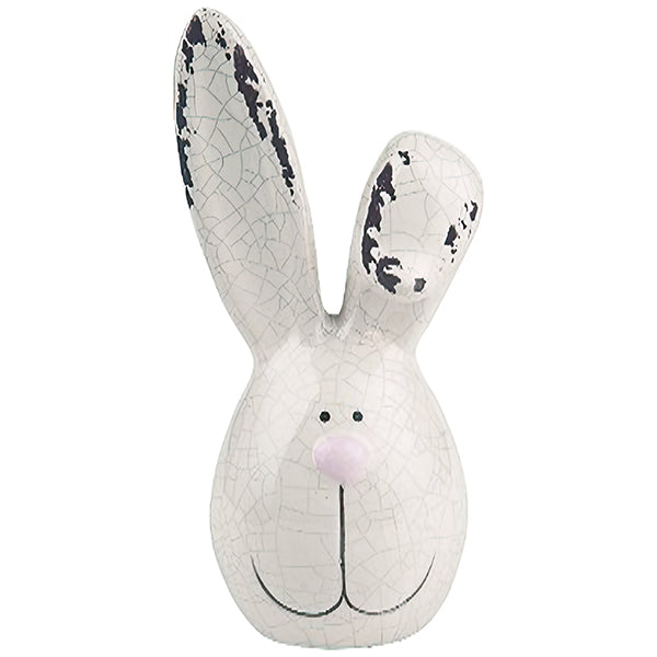 Crackled Finish Easter Bunny Head