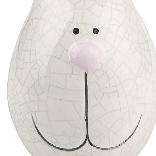 Crackled Finish Easter Bunny Head