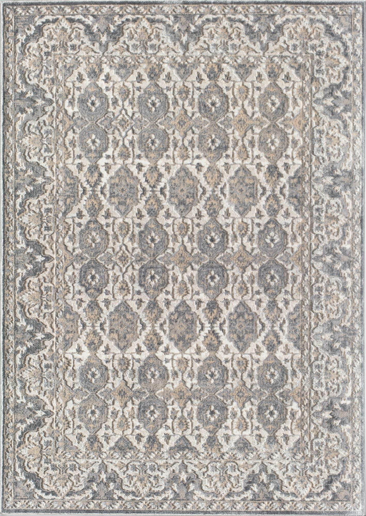 Elliana Grey Taupe Area Rug