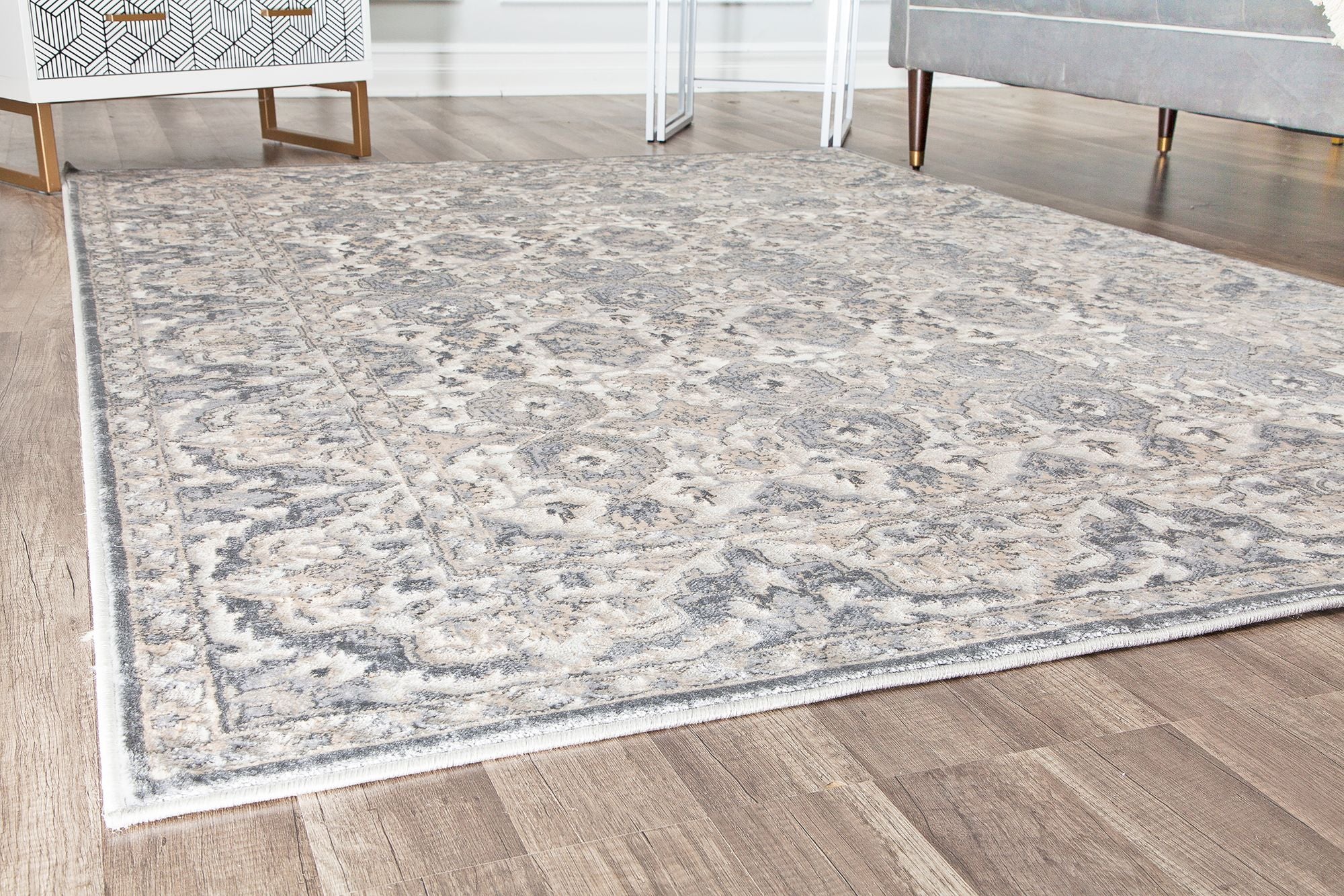 Elliana Grey Taupe Area Rug
