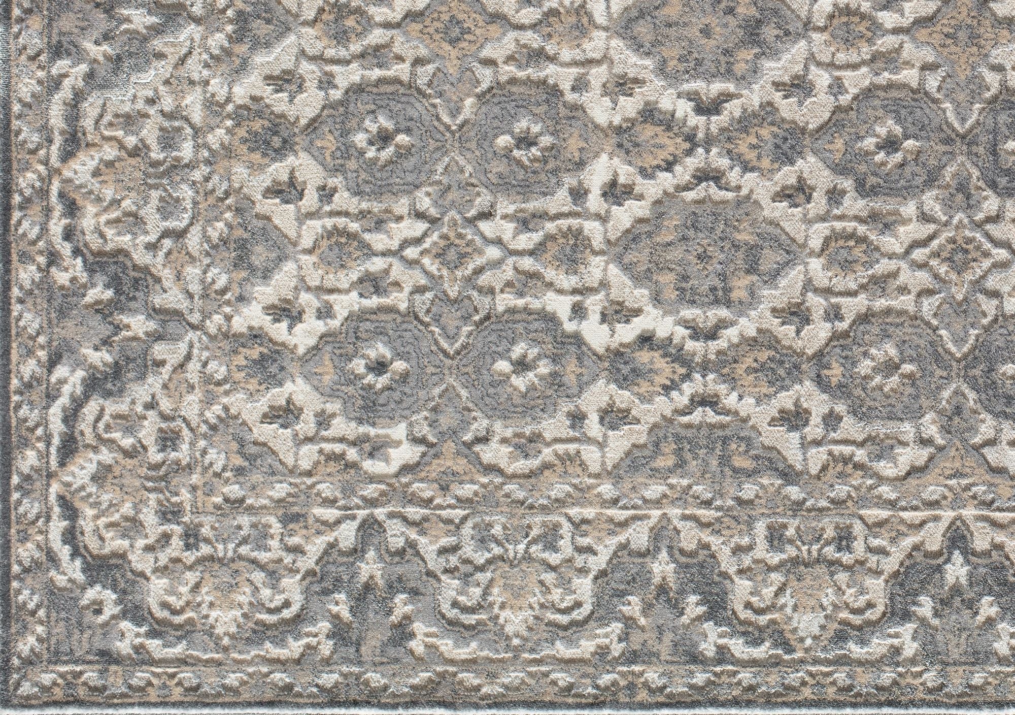Elliana Grey Taupe Area Rug