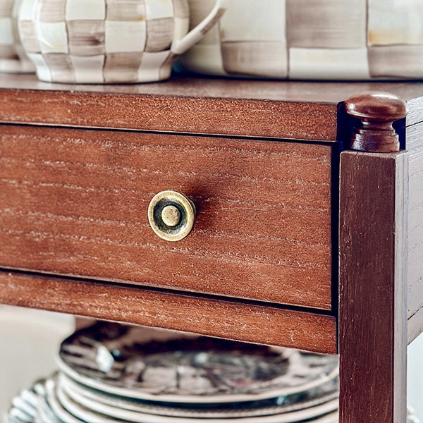 Rolling Etagere with Customizable Storage