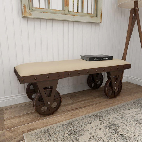 Factory Cart Linen Bench