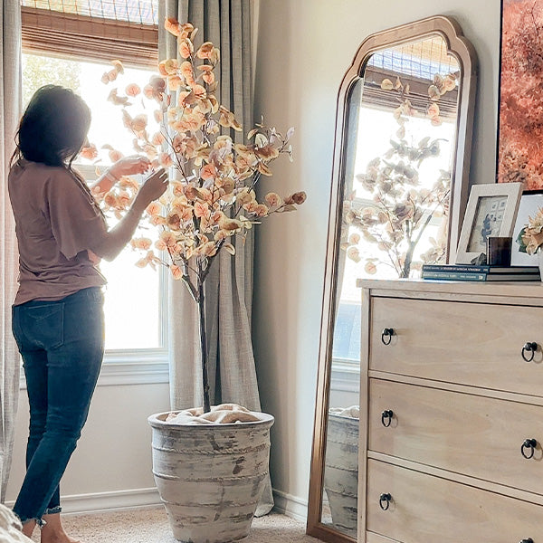 Tall Lifelike Eucalyptus Potted Tree