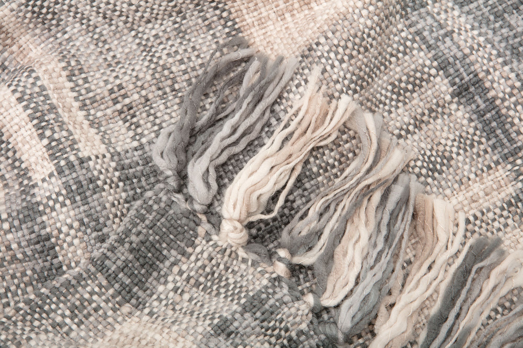 Farmhouse Plaid Throw Blanket-Tolkye