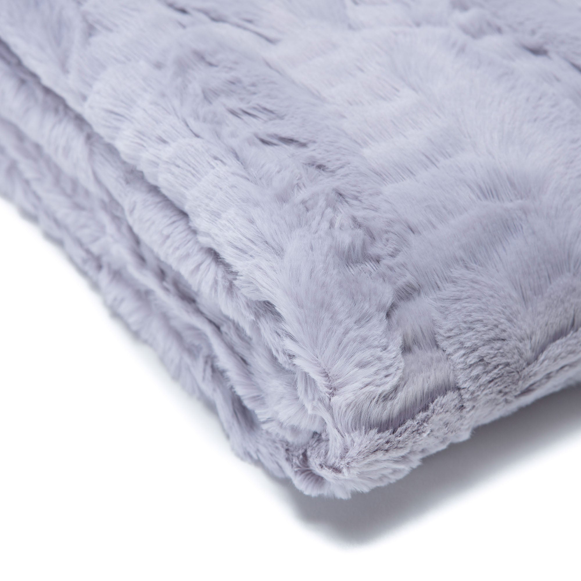 Modern Textured Faux Fur Throw Blanket-Tolkye