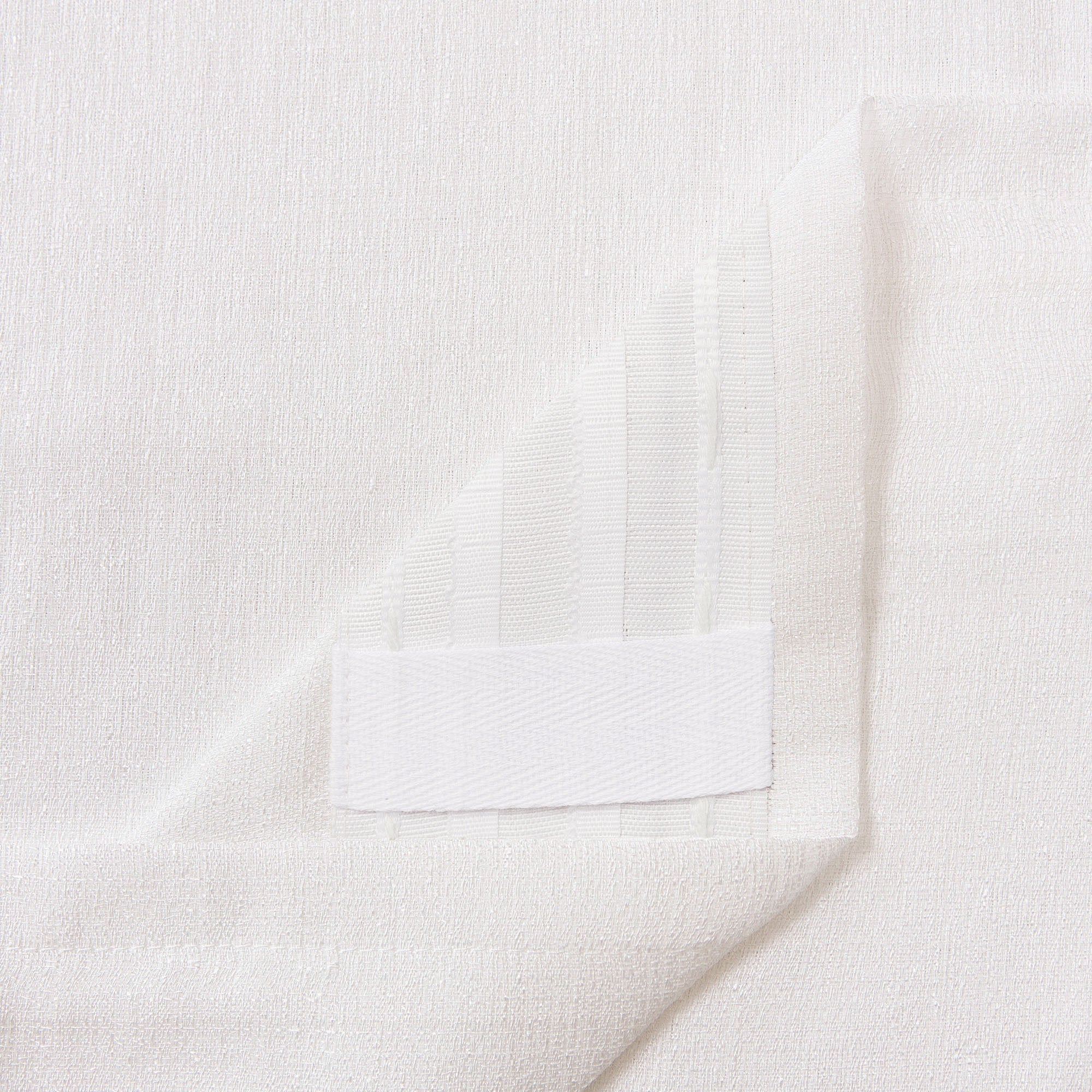 Faux Belgian Flax Solid Curtains-Tolkye