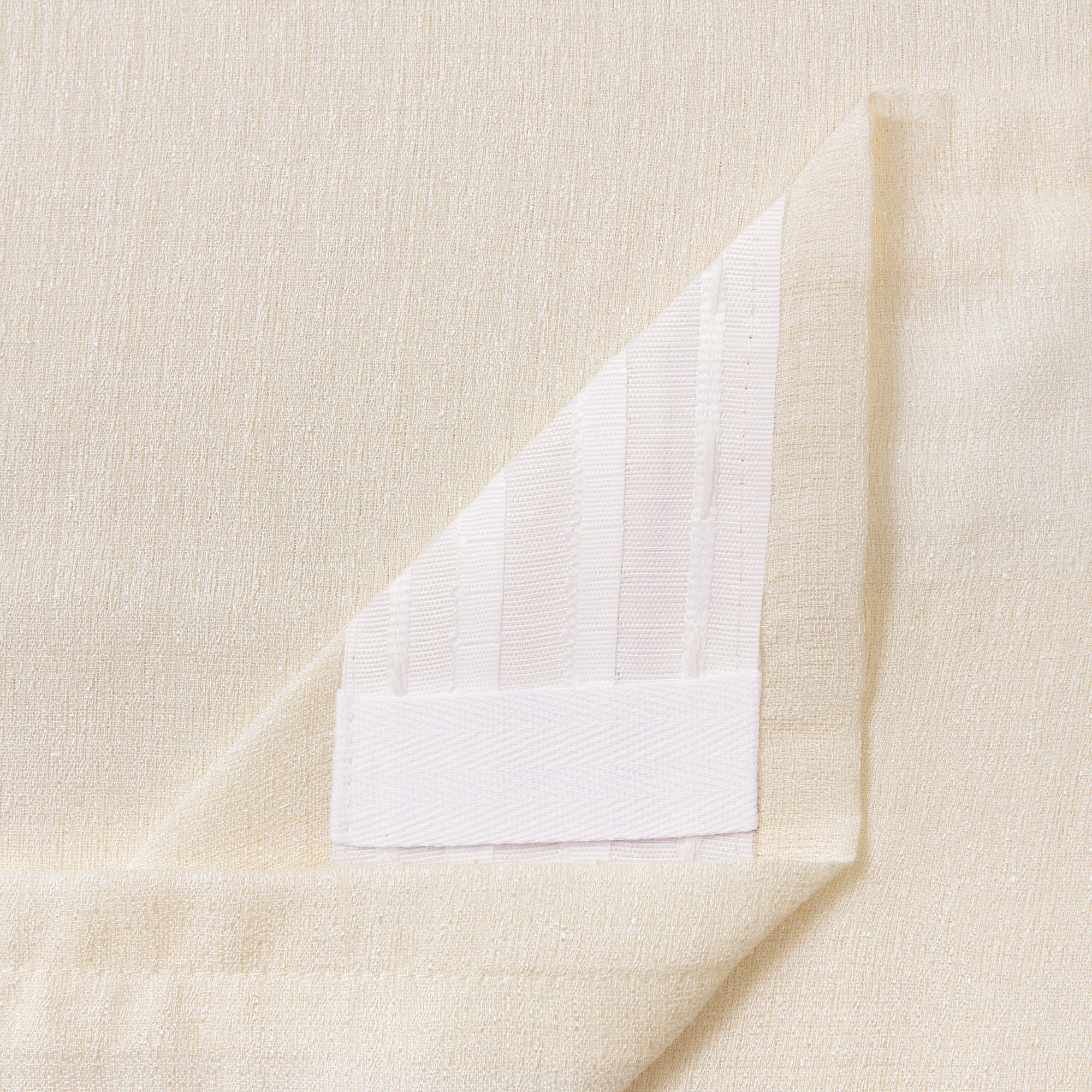 Faux Belgian Flax Solid Curtains-Tolkye