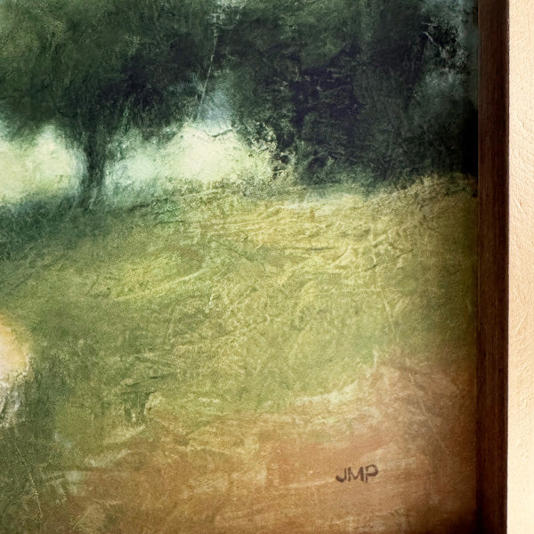 Wood Framed Countryside Wall Painting