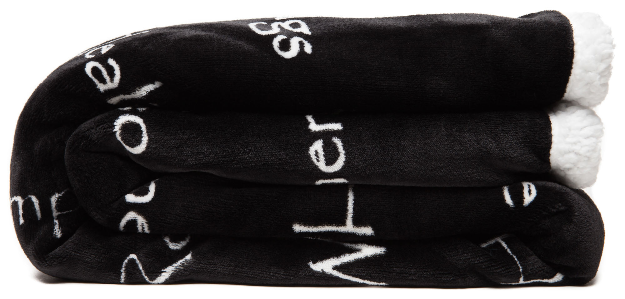 Gift Faux Fur Comfort Words Throw Blanket-Tolkye