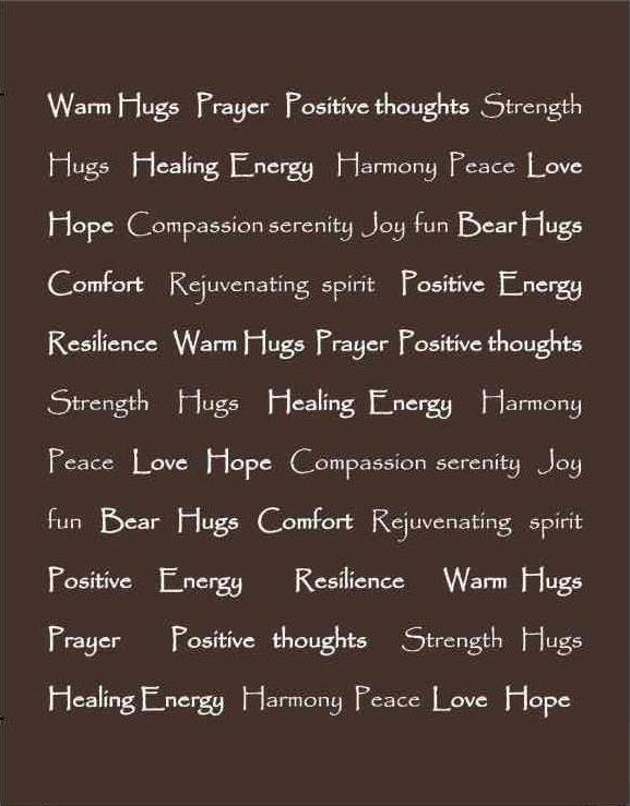 Gift Faux Fur Comfort Words Throw Blanket-Tolkye