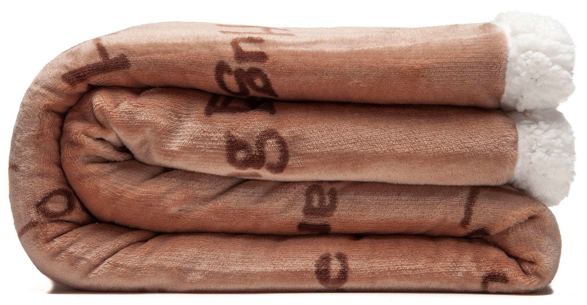 Gift Faux Fur Comfort Words Throw Blanket-Tolkye