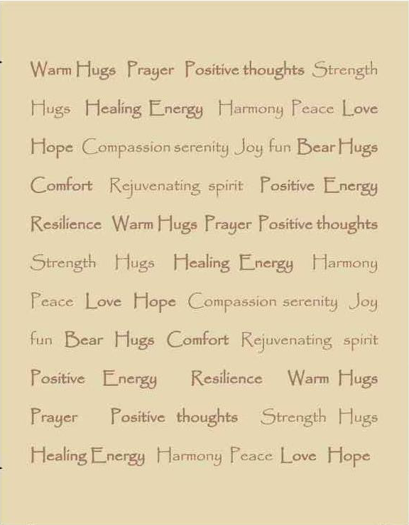 Gift Faux Fur Comfort Words Throw Blanket-Tolkye