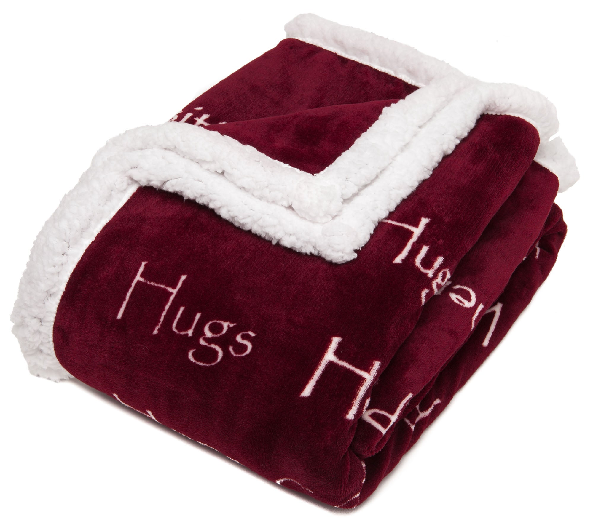 Gift Faux Fur Comfort Words Throw Blanket-Tolkye