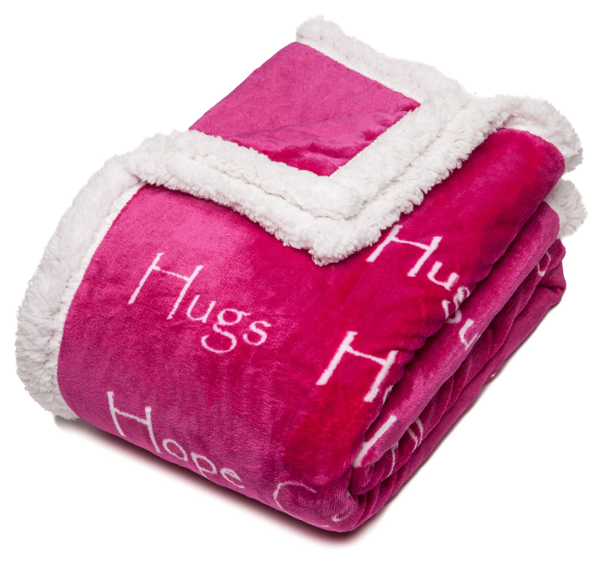 Gift Faux Fur Comfort Words Throw Blanket-Tolkye