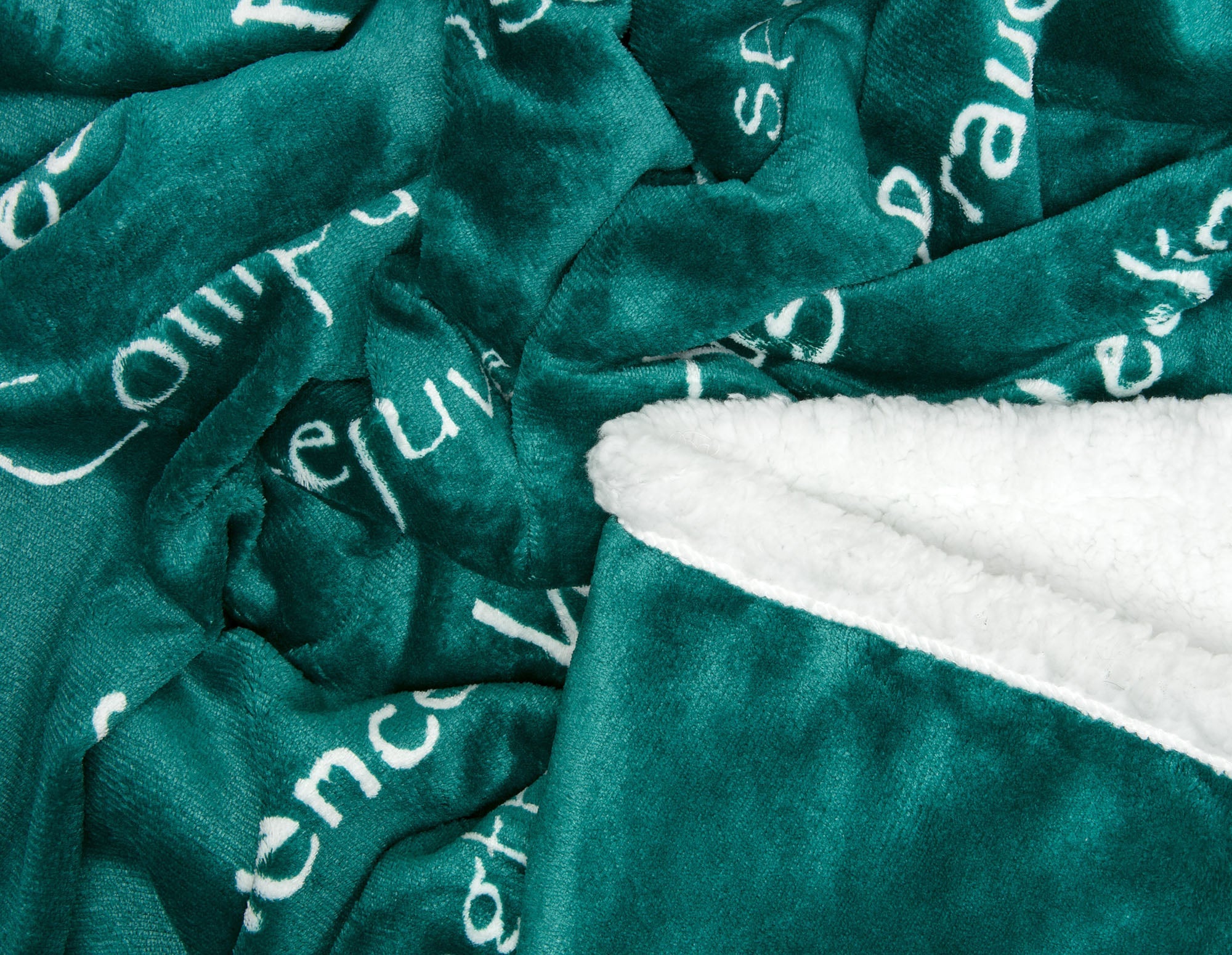 Gift Faux Fur Comfort Words Throw Blanket-Tolkye