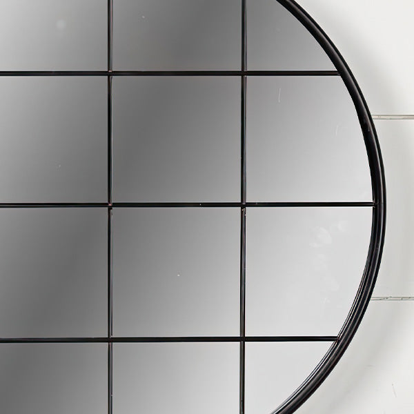 Multipanel Round Wall Mirror