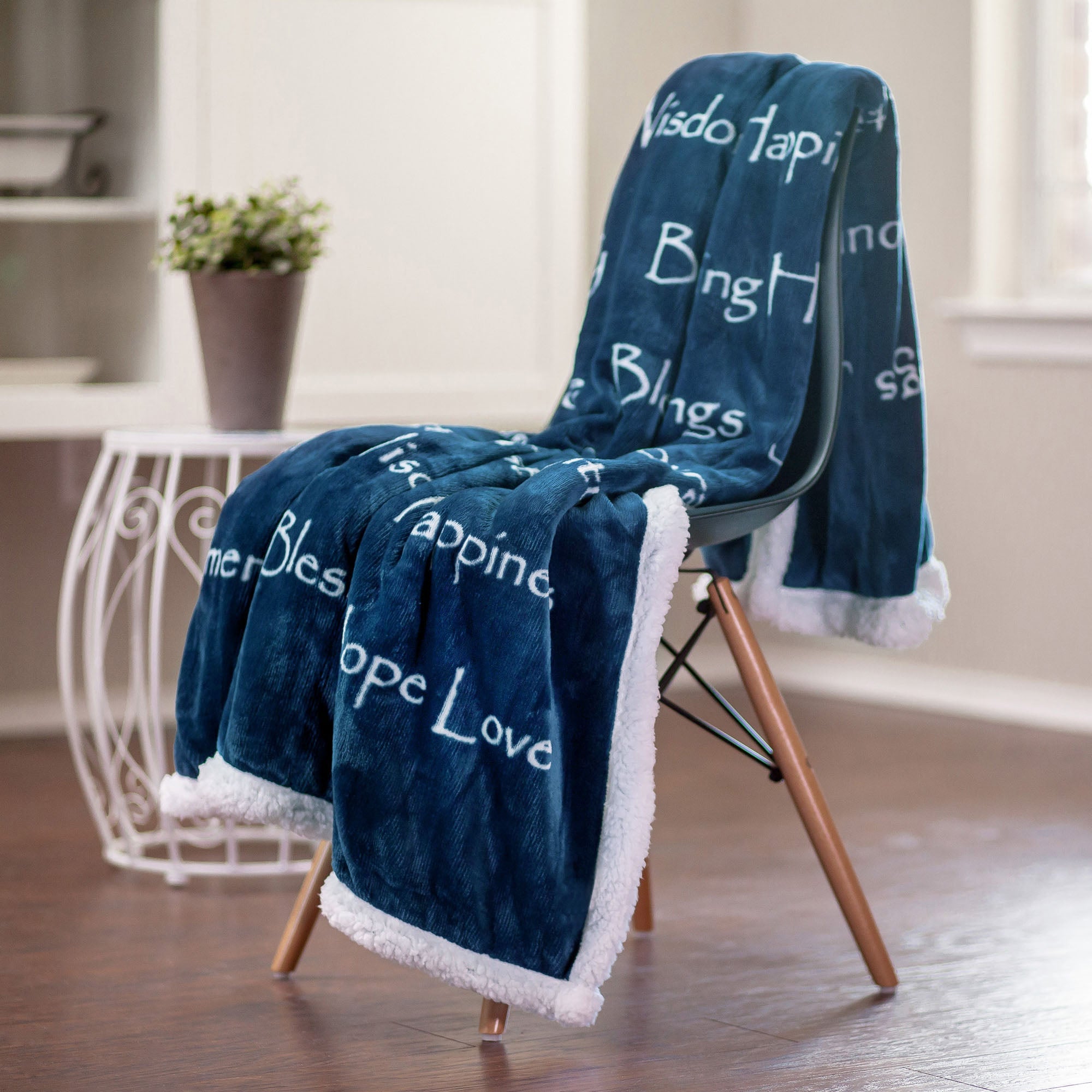 Harmony Inspirational Words Throw Blanket-Tolkye