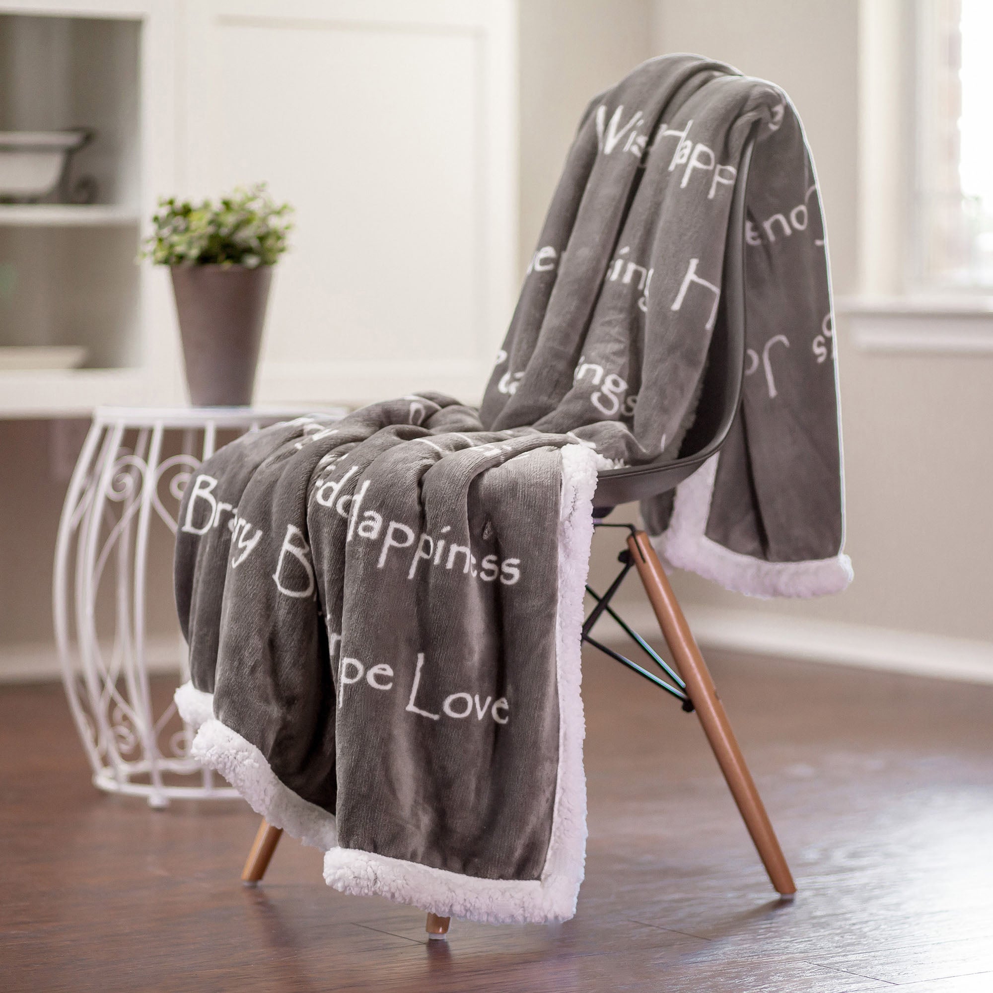 Harmony Inspirational Words Throw Blanket-Tolkye