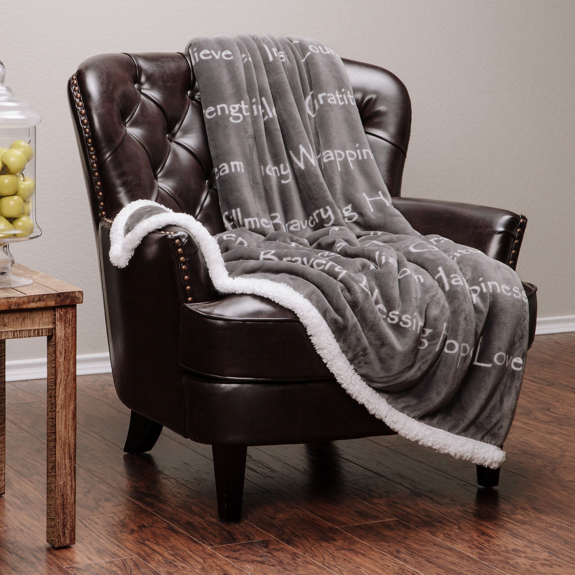 Harmony Inspirational Words Throw Blanket-Tolkye